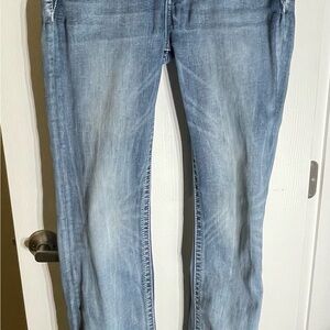 Miss Me Light Wash Boot Cut Jeans Mid Rise 28x33 Distressed Y2K